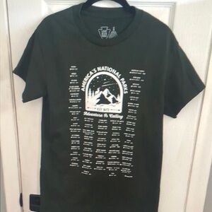 America's National Parks Dark Green T-Shirt